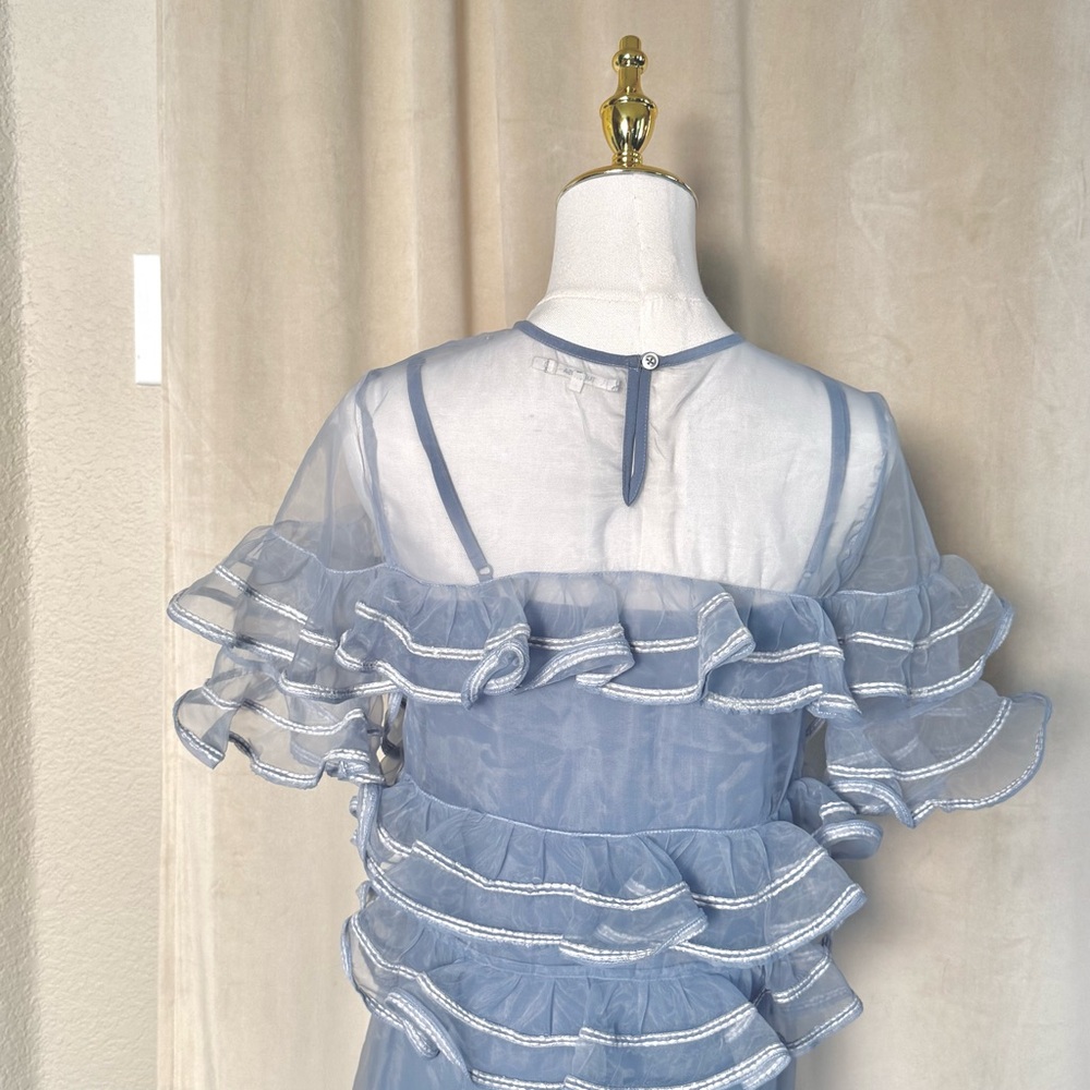 REVOLVE Wyatt Dress in Vintage Blue
TULAROSA
Color: Vintage Blue - Picture 6 of 8
